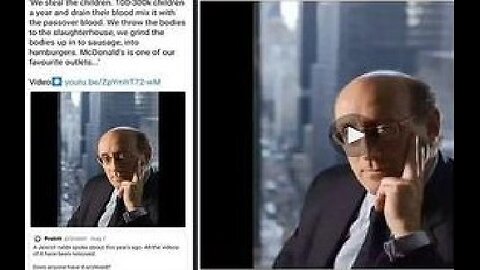 Horror: rabbi Abraham Finkelstein on Jewish power & missing Gentile children