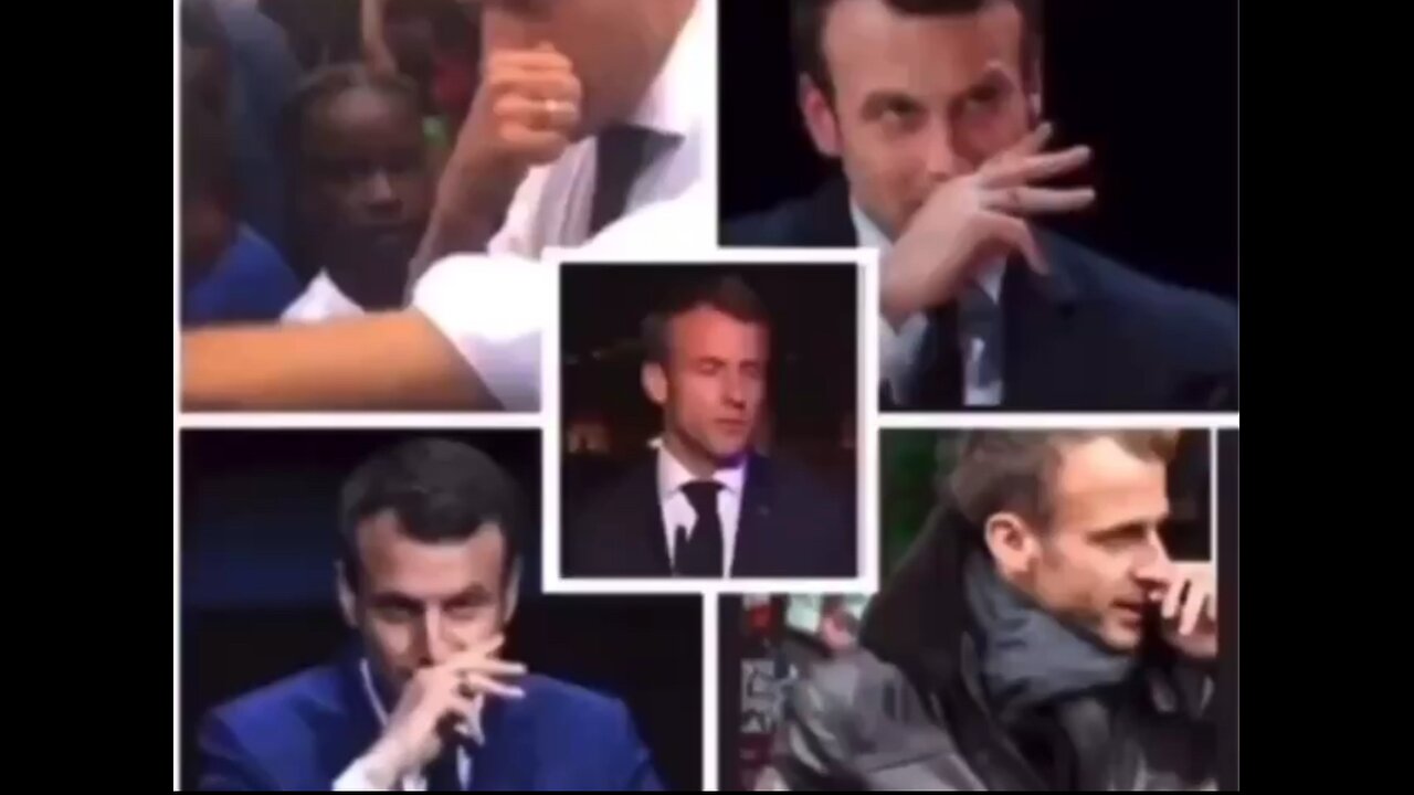Lying Mainstream Media: President Macron of France is not a cokehead