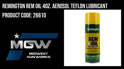 Remington Rem Oil 4oz. Aerosol Teflon Lubricant - 26610