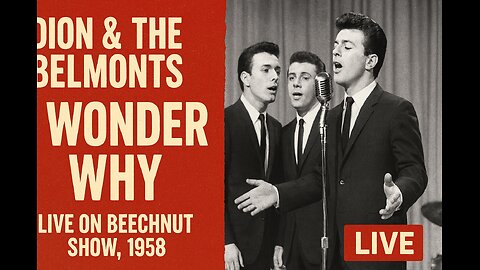 Dion & The Belmonts – I Wonder Why (Live on the Beechnut Show, 1958)