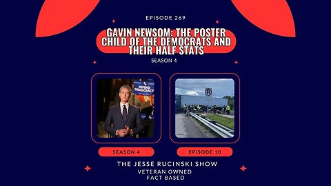 Gavin Newsom: The Poster Child of The Democrats Half Stats (Episode 269)