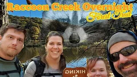 Raccoon Creek State Park Overnight - Forest trail