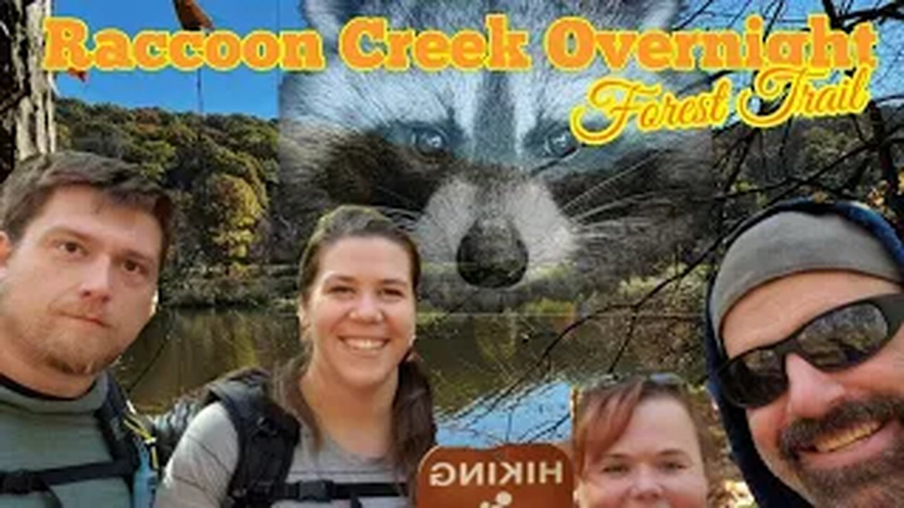 Raccoon Creek State Park Overnight - Forest trail