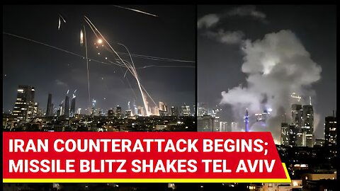 Iran’s FEROCIOUS Retaliation Pierces Iron Dome; Multiple Missiles Hit Tel Aviv, Jerusalem