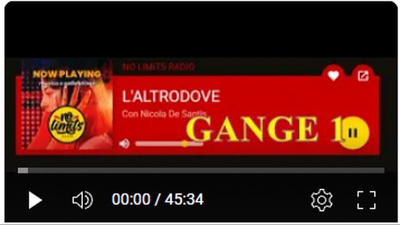 1 Radio programma "L'ALTRO DOVE" rubrica "ANDANDO PER FIUMI" Gange 1 NO LIMITS RADIO 230mila ascolti