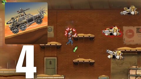 Earn to Die Rogue Part 4 : 3 Robots + Blooming Boss Fights (Android/iOS Gameplay Walkthrough)