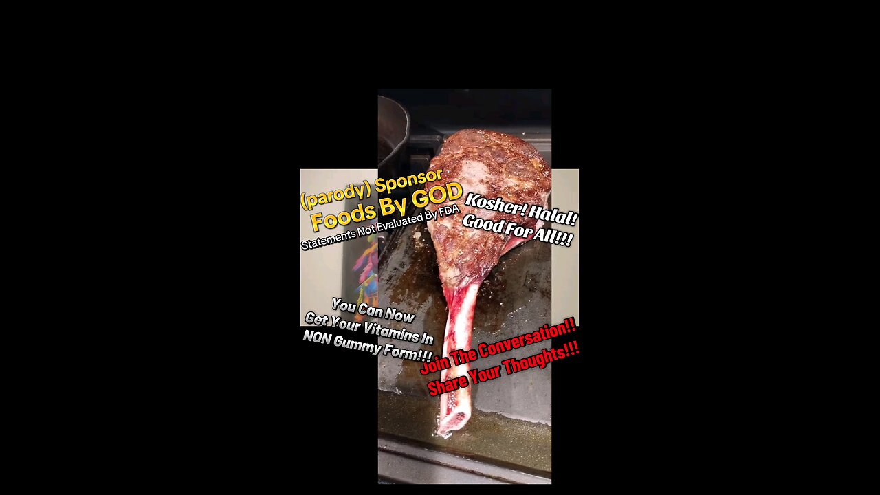 (parody) Sponsor Foods By GOD Statements Not Evaluated By FDA
