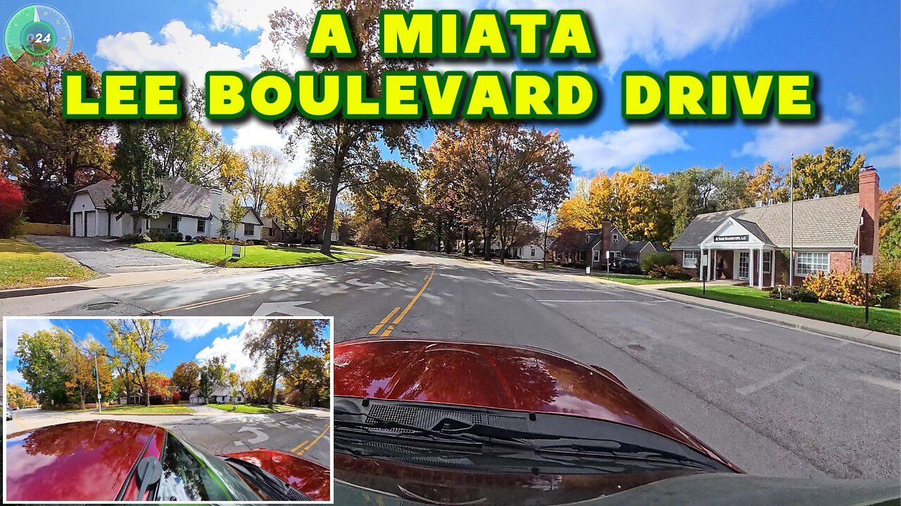 A Miata Drive Up & Down Lee Boulevard