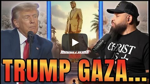 Hodgetwins Ask "President Trump" What He Plans To Do In Gaza & He Said The UNTHINKABLE...