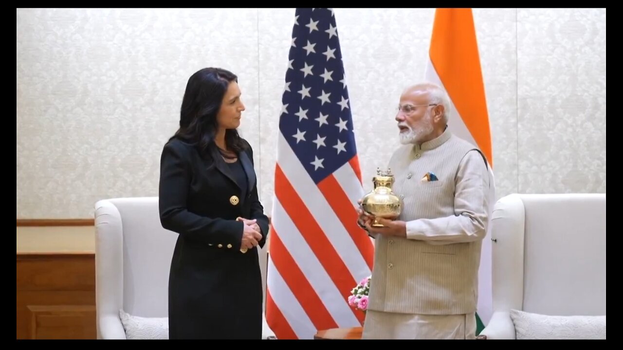 US Director of National Intelligence Tulsi Gabbard has given an interview to ANI.