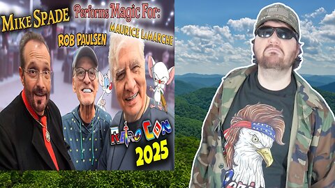 Mike Spade Performs Magic For: Rob Paulsen And Maurice LaMarche At RetroCon 2025! - Reaction! (BBT)
