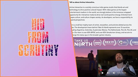 Geoff Keighley hides the evidence when the spotlight hits