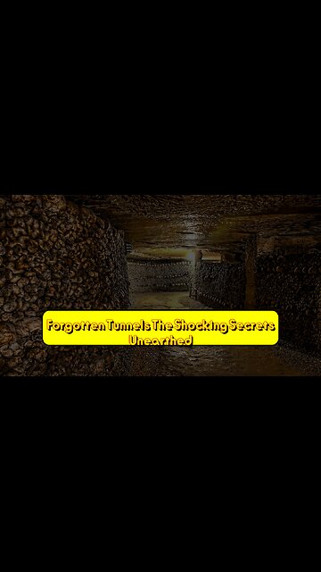 Forgotten Tunnels: The Shocking Secrets Unearthed #History #Archaeology #UrbanExploration