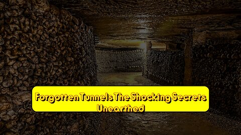 Forgotten Tunnels: The Shocking Secrets Unearthed #History #Archaeology #UrbanExploration