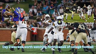 Day 2 of week 1 had games that truly showed how the season will go