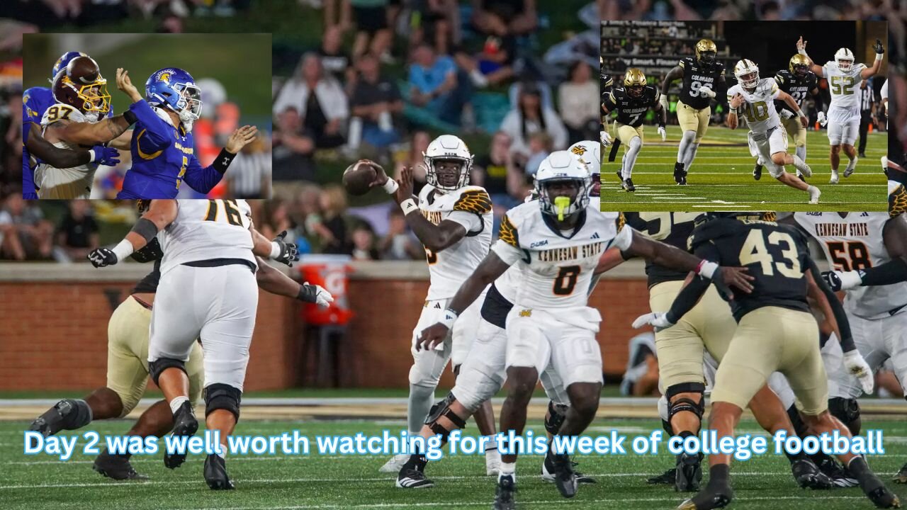 Day 2 of week 1 had games that truly showed how the season will go