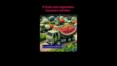If fruits and vegetables becomes veichles 😍 #trendingreelsvideo#viralreels#instareels#instafeeds