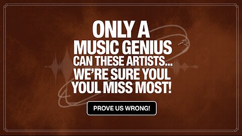 Impossible Music Quiz For Music Geniuses