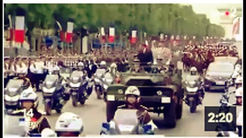 "Dictator Macron's Last Days: Jeered on Paris Streets During Bastille Day"