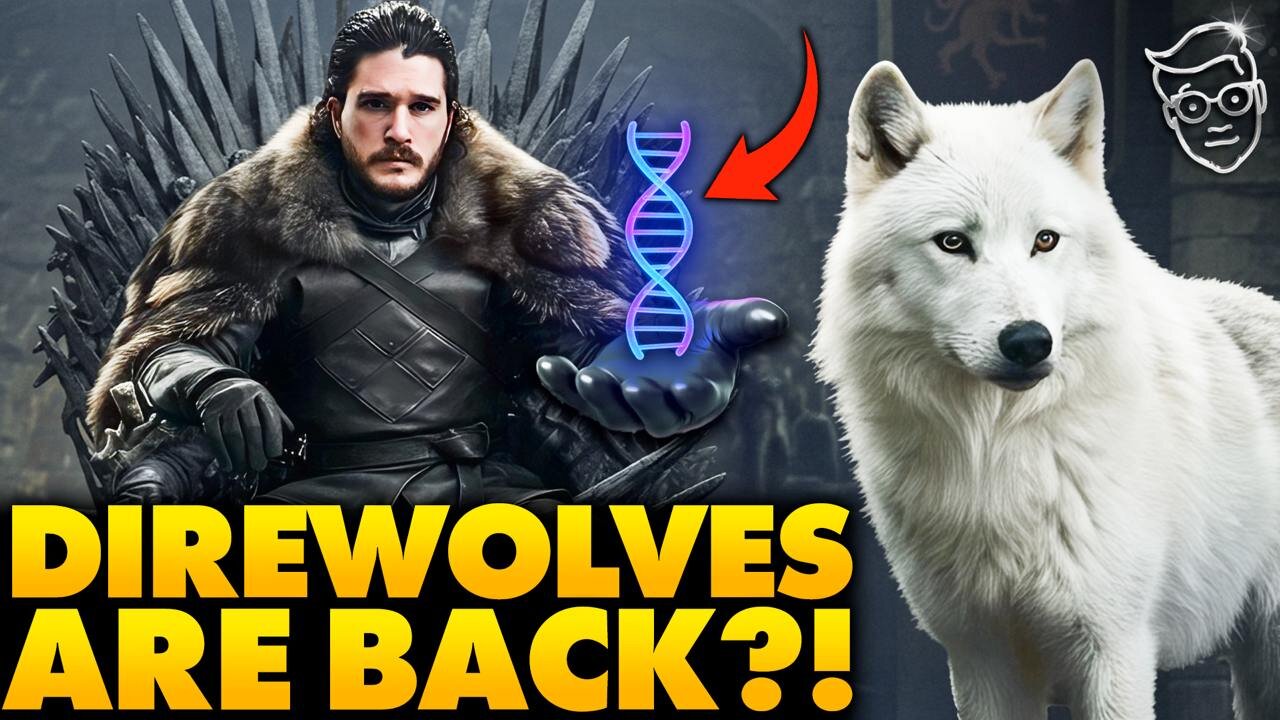 Extinct Dire Wolf Brought Back To LIFE Using Ancient DNA | Real-Life Jurassic Park, Game of Thrones