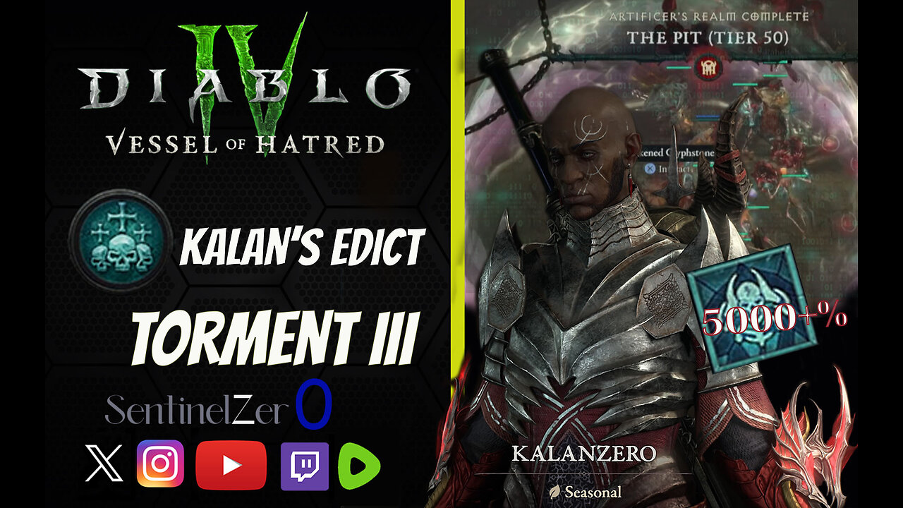 [SEASON 8] Kalan's Edict Necromancer Pit 50 Clear