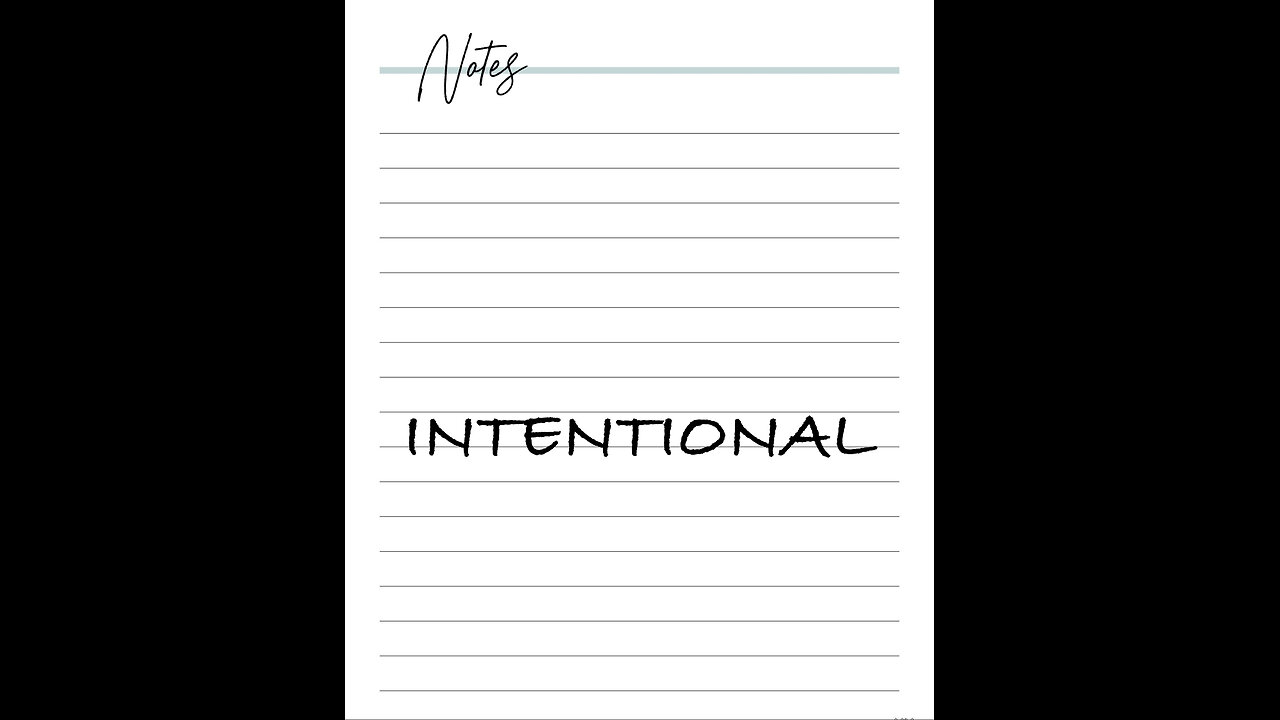 INTENTIONAL