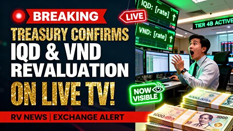 Breaking Treasury Confirms IQD & VND Revaluation on Live TV! ⚡🏦 💥 Iraqi Dinar News 2026