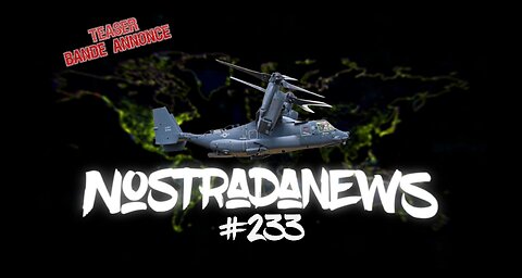 Teaser NostradaNews #233 Live LUNDI 19h