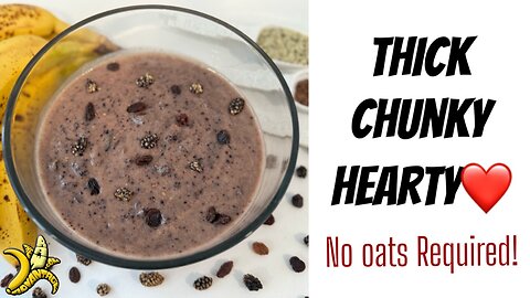 Raw Vegan Banana Oatmeal Recipe | No Oats Required!