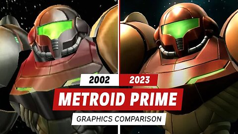 Metroid Prime - Graphics Comparison - 2002 vs. 2023
