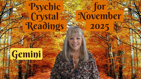 Gemini Psychic Tarot Reading for November 2025 by Pam Georgel