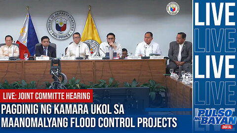 LIVE: Pagdinig ng Kamara ukol sa maanomalyang flood control projects. | Setyembre 2, 2025.