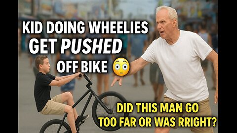 Man Saw Kid Doing Wheelies and Did This.🥶🫣