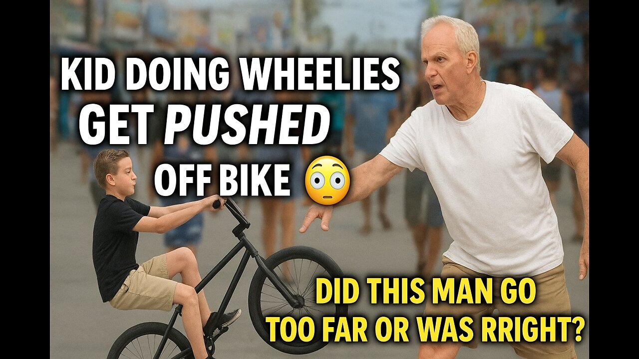 Man Saw Kid Doing Wheelies and Did This.🥶🫣