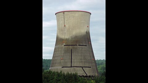 Trojan Nuclear Power Plant Cooling Tower Implosion