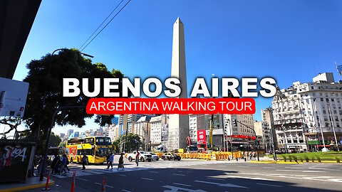 Weekend walking tour in BUENOS AIRES, Argentina in autumn 2025. Look how calm the city center is!