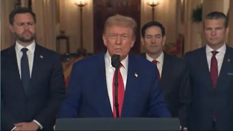 Presidente Trump - Mensaje a la nation despues de los ataques a instalaciones nucleares en #iran