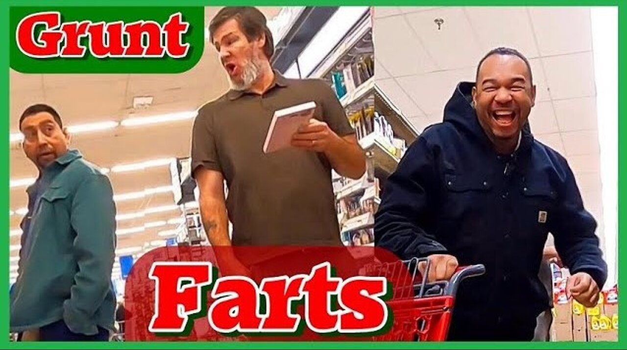 FART PRANK With Grunting Noises & Funny Faces ! 😫💩