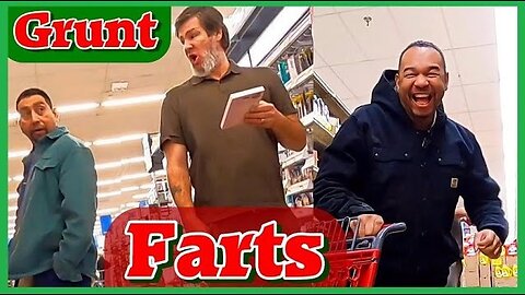 FART PRANK With Grunting Noises & Funny Faces ! 😫💩