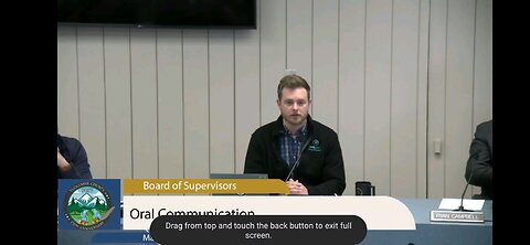 MIKE THOMAS AT TUOLOMNE COUNTY BOARD OF SUPERVISORS 3/18/25: VACCINE HARM
