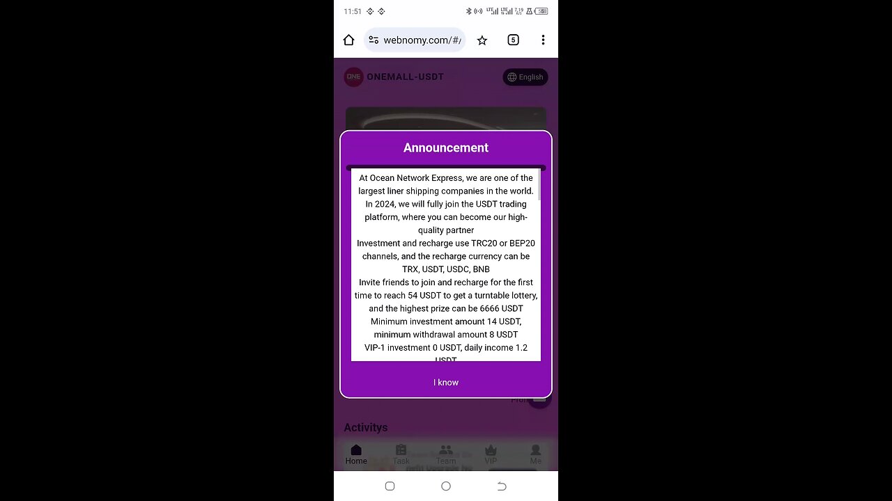 One mall staking platform crypto/ Legit and long term