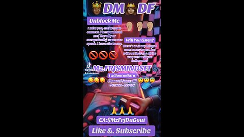 DM~DF~Unblock Me~Will U Listen.#godguidence🙏🙏🙏