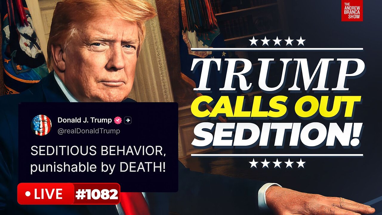 Trump Calls Out SEDITION by Traitorous Democrats!