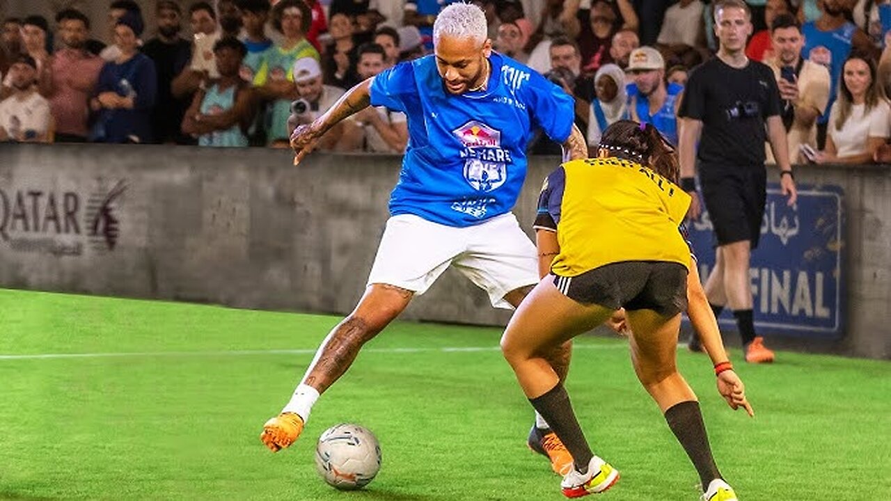 Neymar Vs Female Team