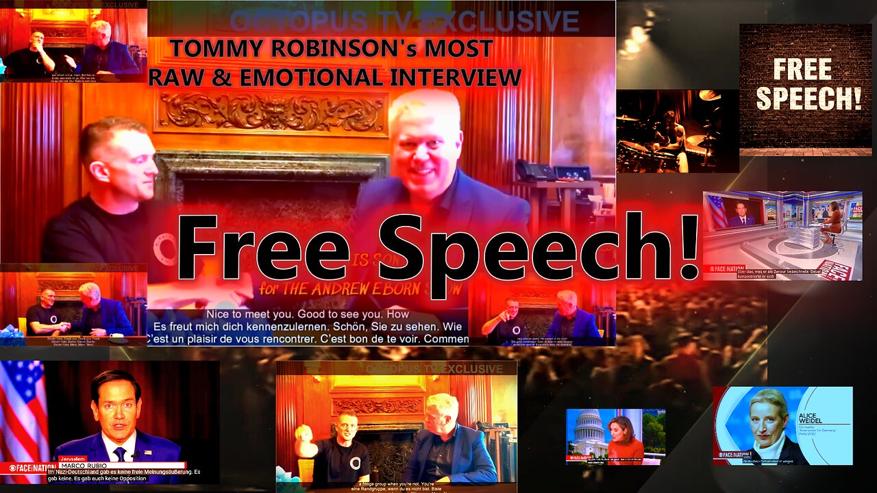 Free Speech Rebels Rock the Stage . Marco . Tommy