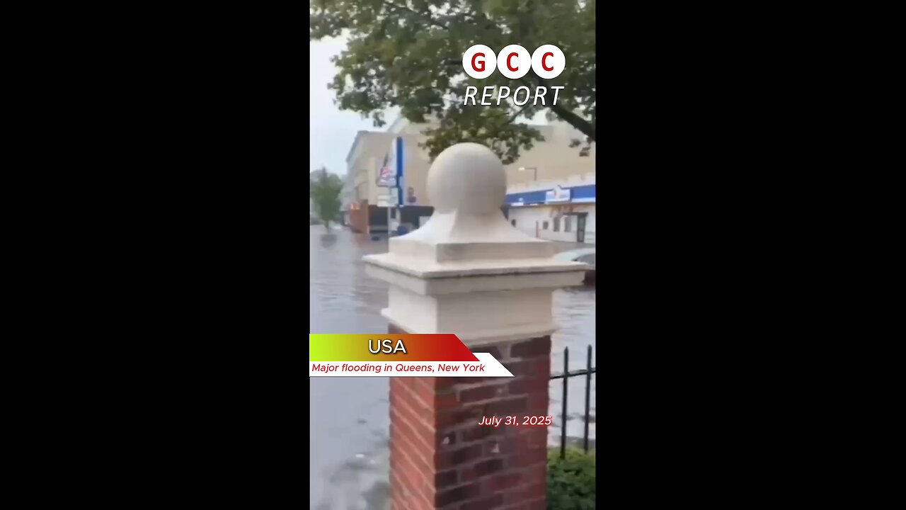 #USA #flood #NewYork #Queens #rainstorm #emergency #destruction #anomaly #weather #climatechange