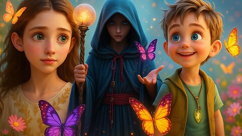 A MYSTICAL ADVENTURE WITH SECRET BUTTERFLIES | ANIMATED STORY