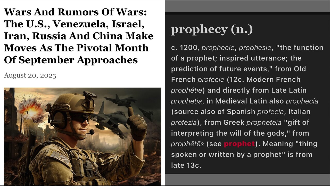Prophecy Watch: Wars and Rumors of Wars | Beginning of Sorrows