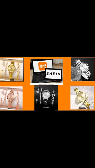 1pc watch 4pcs/set Women's fashionable quartz watch+Silvery bracelet set, perfect gift for Valentine