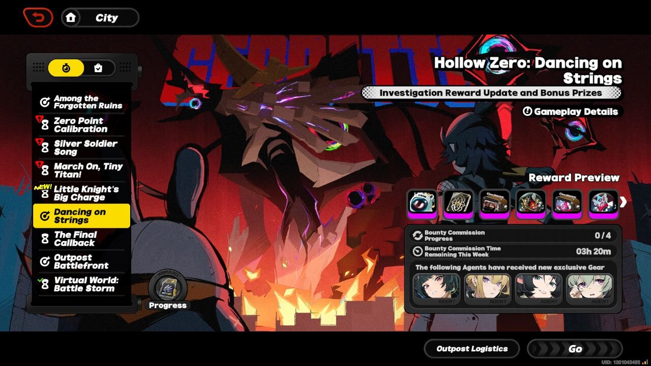 Hollow Zero - Dancing on Strings Theme - Zenless Zone Zero (ZZZ) - Version 1.6